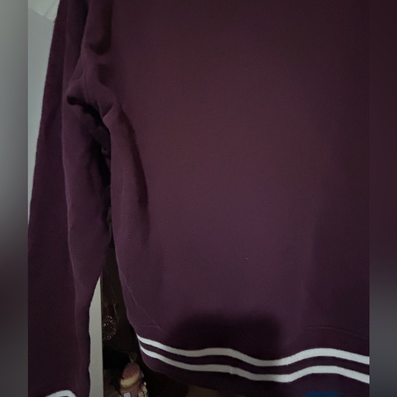 🍒 Victoria Secret Pink Burgundy Sweater - Picture 3 of 4